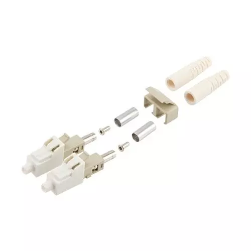 L-COM FIBER OPTIC CONN, LC, DUPLEX, 3MM, FOC-LCMM0230-0SUE