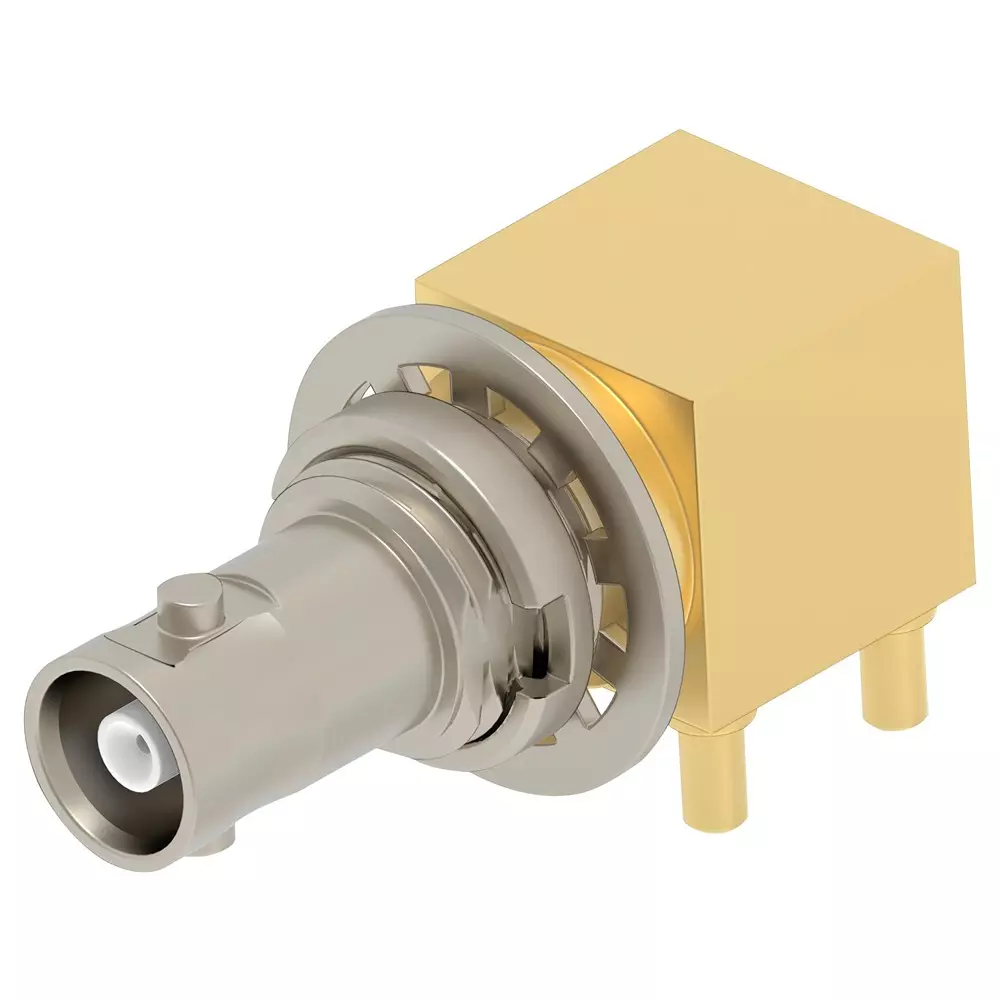 TE CONNECTIVITY Rf Coax Conn, R/A Hd Bnc Jack, 75Ohm, 2446154-1.