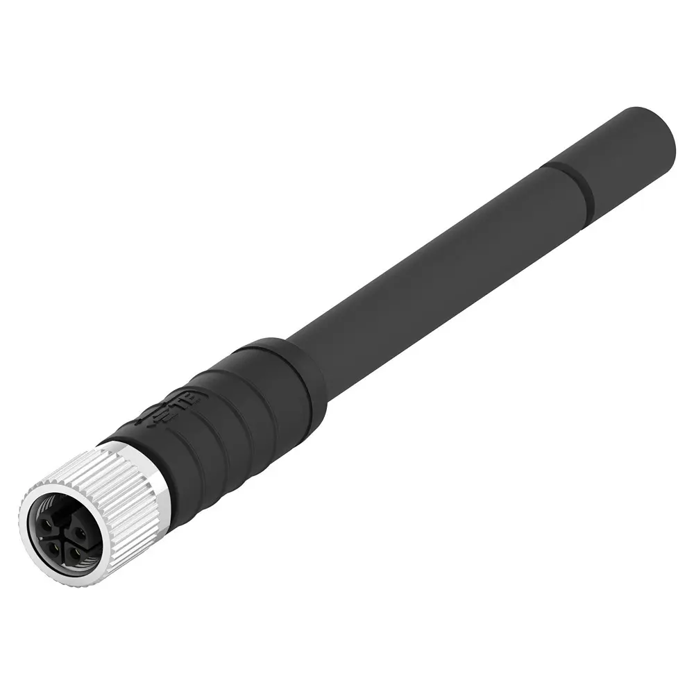 TE CONNECTIVITY Sensor Cord, 4P M12 Rcpt-Free End, 5M, T41513C9L14-005