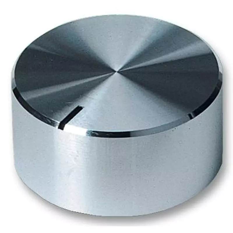 MULTICOMP Knob, Aluminium, Spun, 18mm, 18S-4D