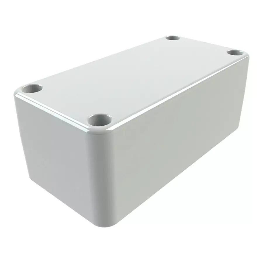 CAMDENBOSS Box, Abs, Deep Lid, Grey, 100X50X40mm, BIM2002/22-GY/GY