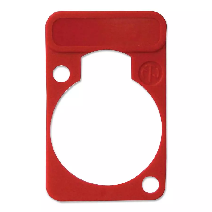 NEUTRIK Plate, D-Shell, Red, DSS-RED