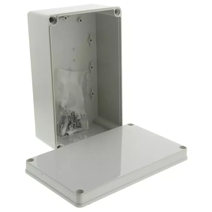 FIBOX Box, Polycarbonate, Ip67, Grey Lid, PC M 95 G ENCLOSURE