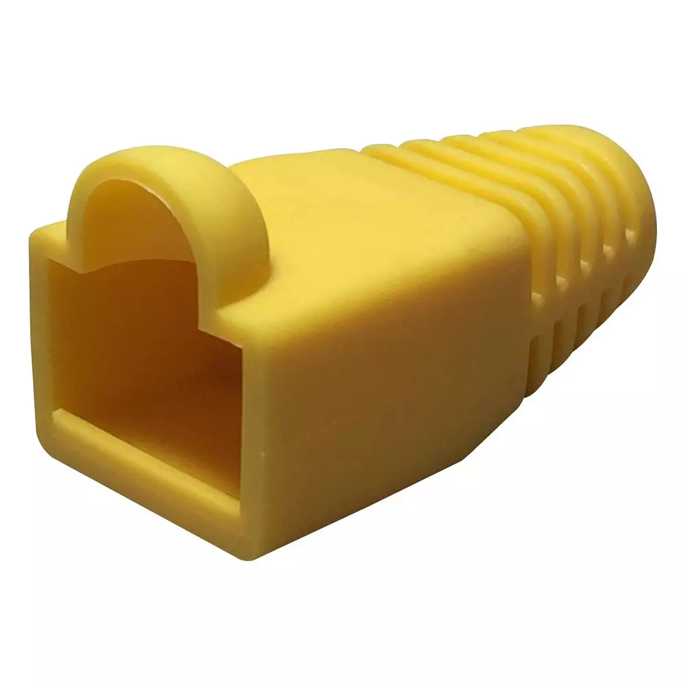 MULTICOMP Strain Relief Boot, 1Pos, Pvc, Yellow, MC001549