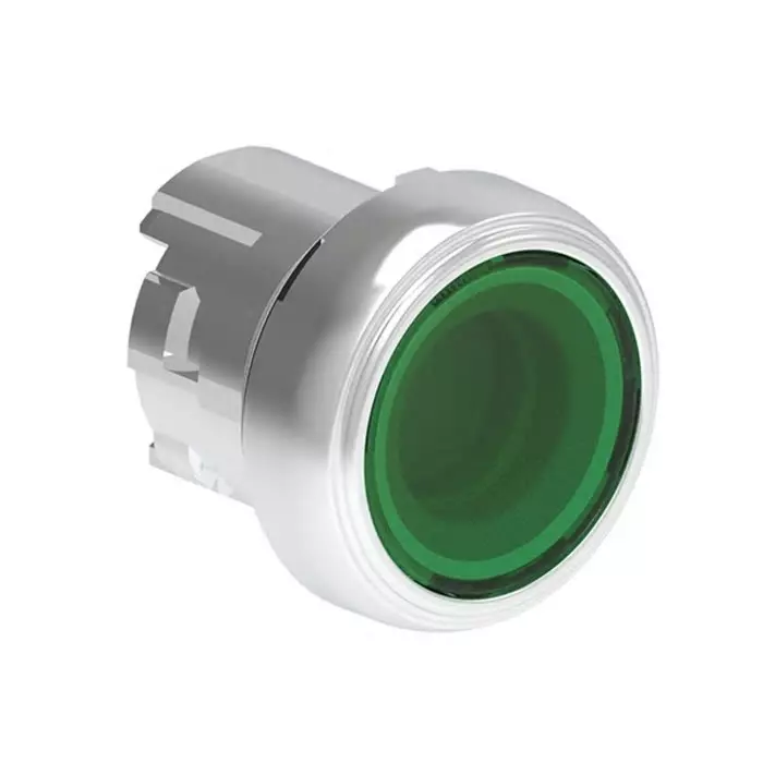 Lovato LPSBL10 Series Green Momentary Push Button, 22 mm Cutout, LPSBL103