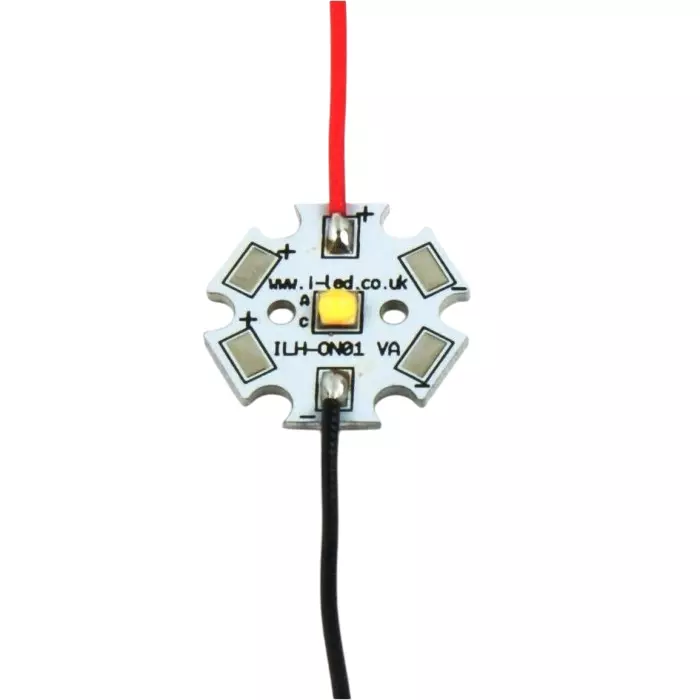 Intelligent LED Solutions OSRAM OSCONIQ® P3030 LED Array, 1 Hot White LED (2700K), ILH-PO01-HW80-SC221-WIR200.
