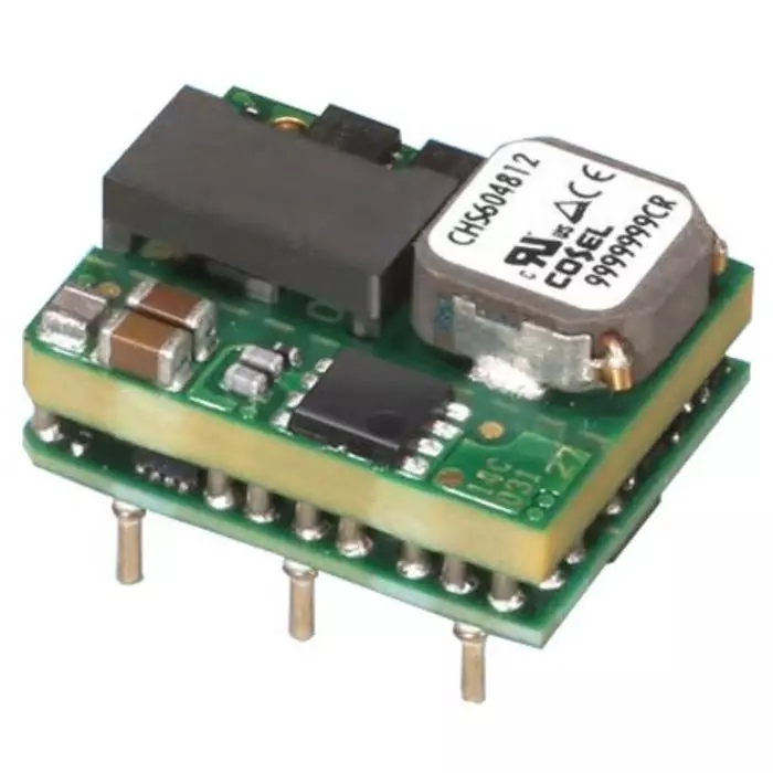 Cosel CHS DC-DC Converter, 5 V DC/ 12A Output, 36 - 76 V DC Input, 60W, PCB Mount, +85°C Max Temp, -40°C Min Temp, CHS604805