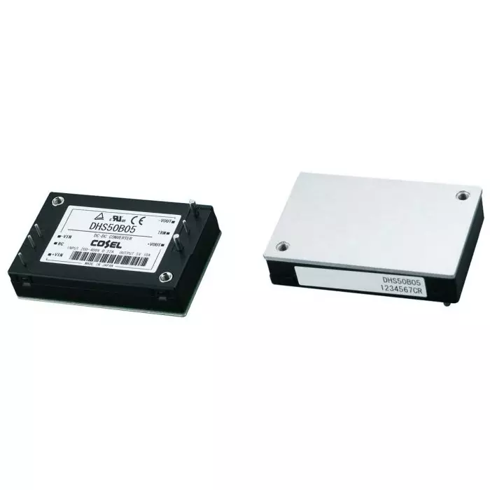 Cosel DHS DC-DC Converter, 5 V DC/ 10A Output, 60 - 160 V DC Input, 50W, PCB Mount, +100°C Max Temp, -40°C Min Temp, DHS50A05