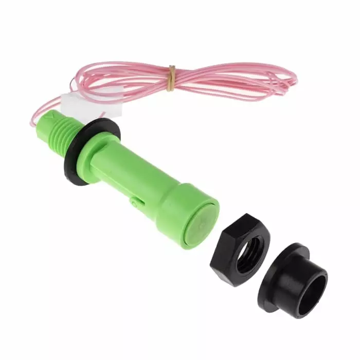 SENSATA / CYNERGY3 LLF 70 Series Horizontal External Polyvinylidene Fluoride Float Switch 1 m Cable SPNO 240V AC, LLF77Y100GN