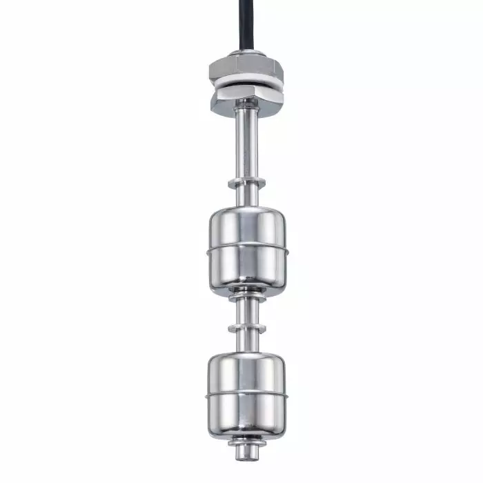 SENSATA / CYNERGY3 SSF67 Series Vertical Stainless Steel Float Switch 1 m Cable NO/NC 250V AC Max 120V DC Max, SSF67B50B100