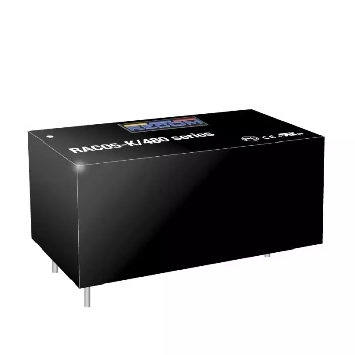 RECOM POWER Switching Power Supply 5 W 1 Output 12 V DC 420mA, RAC05-12SK/480