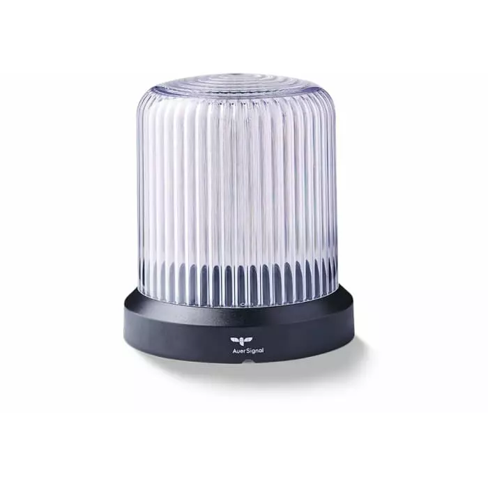 AUER Signal RDC Series Clear Steady Beacon 12 V DC Horizontal Tube Mounting Vertical Wall Mounting LED Bulb IP66, 850504004