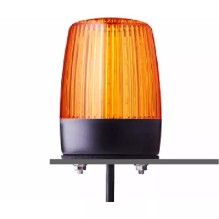 AUER Signal PCH Series Amber Multiple Effect Beacon 24 V AC/DC Base Mount LED Bulb IP67 IP69, PCH