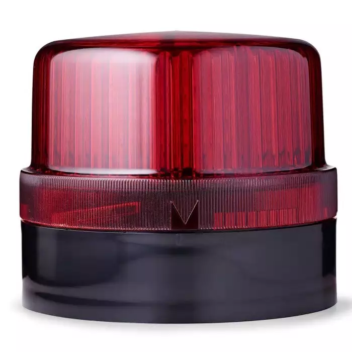 AUER Signal BLG Series Red Flashing Beacon 24 V AC/DC Surface Mount LED Bulb IP65, 807502405