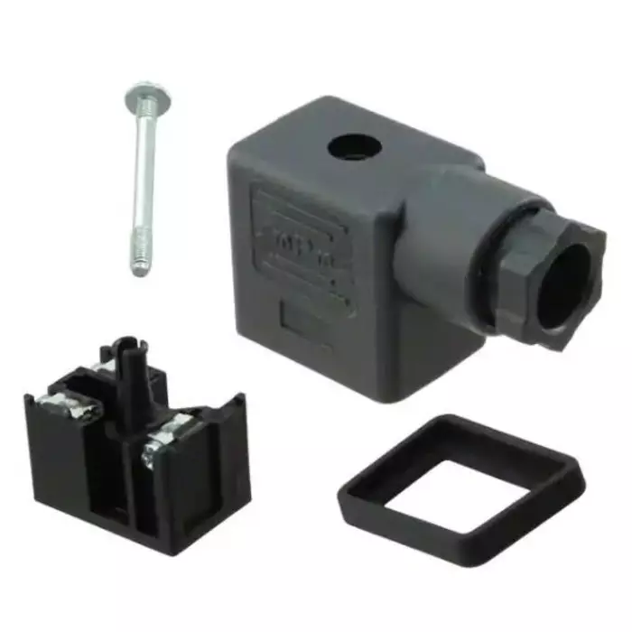 Brad from Molex 12102 2P+E DIN 43650 B Solenoid Valve Connector 250 V 300 V Voltage, 1210230122 (Pack of 2 Pcs)