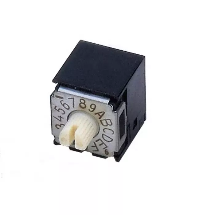 NIDEC COPAL ELECTRONICS GMBH SA-7000 Series Rotary Switch 16 Position 100 mA Gull Wing Terminal, SA-7171TB (Pack of 500 Pcs)