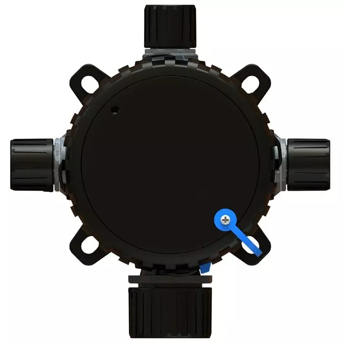 Flexicon Flexible Fitting Conduit Box 110mm Nominal Size 110mm Nylon 6 Black, CNB110-KIT4