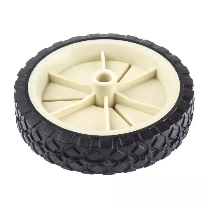 Guitel Hervieu Black White Rubber Trolley Wheel 50 Kg, 380071