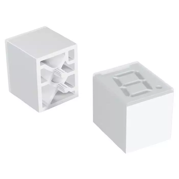 MENTOR PCB Mounted 7-Way LED Light Pipe Clear, 2274.1005 (Pack of 5 Pcs)