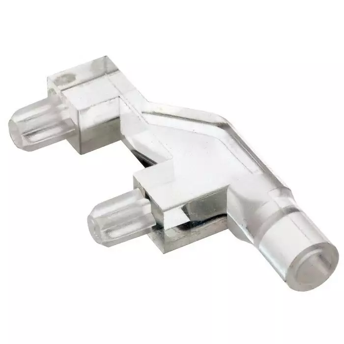 MENTOR PCB Mounted Right Angle LED Light Pipe Clear Round Lens, 1271.1 (Pack of 5 Pcs)