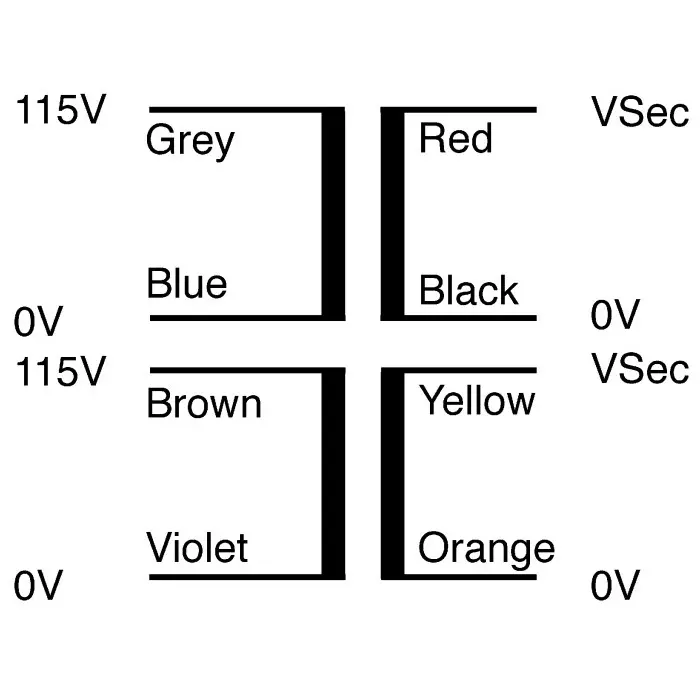 Nuvotem Talema Toroidal Transformer 115 V AC 230 V AC 2 x 12V AC 80VA 2 Output, 92421-P2S2