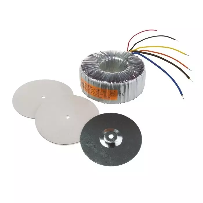 Nuvotem Talema Toroidal Transformer 230V AC 2 x 55V AC 500VA 2 Output, 0500P1-2-055