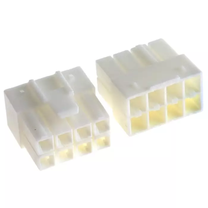 JST (JAPAN SOLDERLESS TERMINALS) Male Connector Housing 6.2mm Pitch 8 Way 2 Row, VLP-08V (Pack of 10 Pcs)