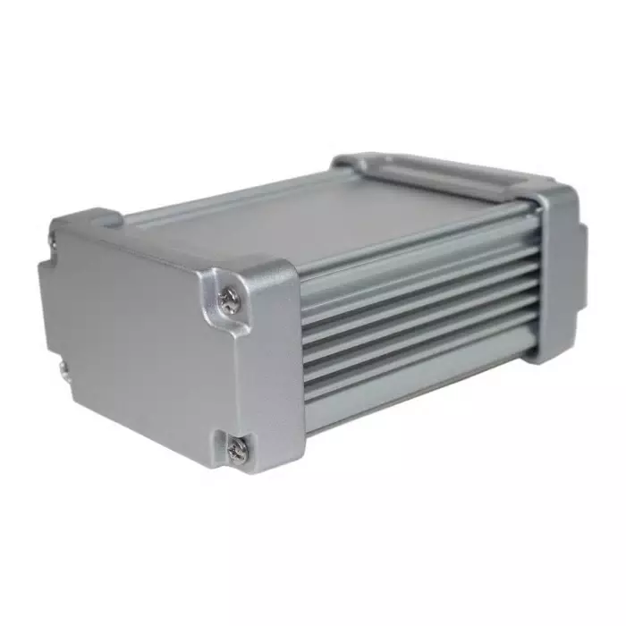 Takachi Electric Industrial AWN Silver Aluminium Heat Sink Case 115x80.8x45.8 mm, AWN8-5-12ESS