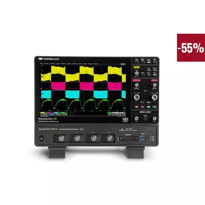 Teledyne LeCroy Bench Oscilloscope 200 MHz 4 Analogue Channels, WaveSurfer 4024HD Promo2