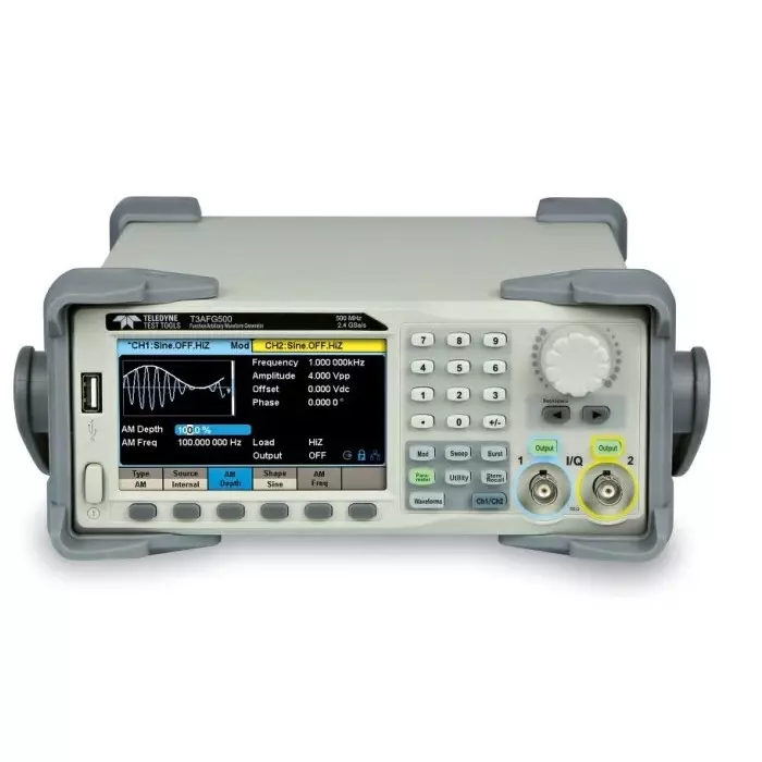 Teledyne LeCroy Arbitrary Waveform Generator 2-Channel 1 µHz Min with RS Calibration, T3AFG500