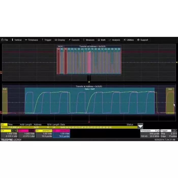 Teledyne LeCroy CAN, LIN Trigger and Decode Package Oscilloscope Software, WS3K-AUTO