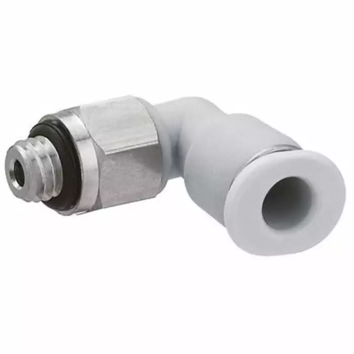 EMERSON – AVENTICS QR1-S-MVT Series Elbow Fitting G 1/8 to Push In 4 mm Threaded Connection Style, R412005379 (Pack of 25 Pcs)