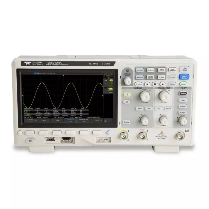 Teledyne LeCroy Bench Oscilloscope 350 MHz 2 Analogue Channels, T3DSO1302A