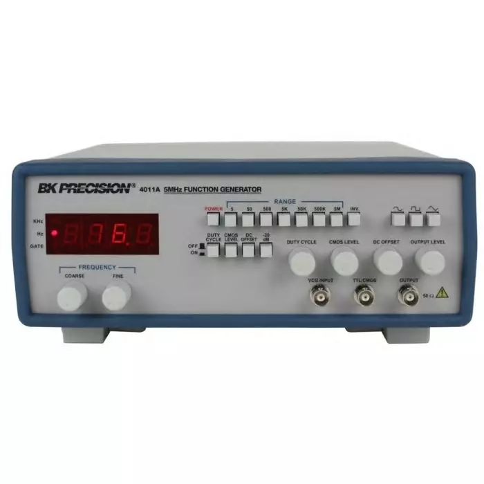 BK Precision Function Generator 0.5 Hz Min 5 MHz Max with RS Calibration, BK4011A