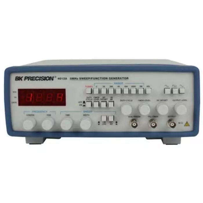 BK Precision Function Generator 0.5 Hz Min 5 MHz Max Variable Sweep with RS Calibration, BK4012A