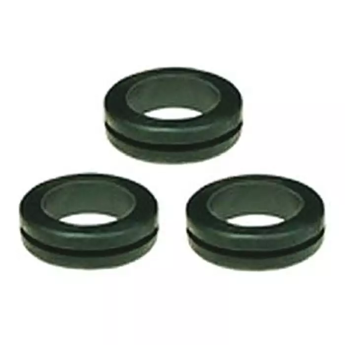 SES Sterling Cable Grommet DK Black PVC 14 mm for Maximum of 9 mm Cable Diameter, 1070029010 (Pack of 100 Pcs)