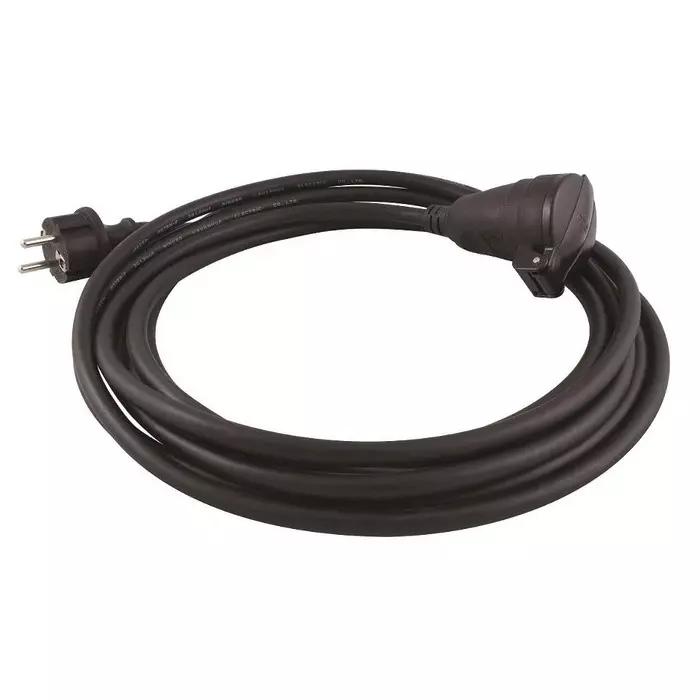 S2Ceb-Groupe Cae Straight CEE 7/7 Plug to Straight 2P+E Socket Extension Lead 3 m, CORNF3G1513