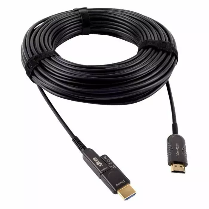 S2Ceb-Groupe Cae Optical HDMI Cord v2.0 50 m Male to Male High Speed 4K, CHDMIOPT50