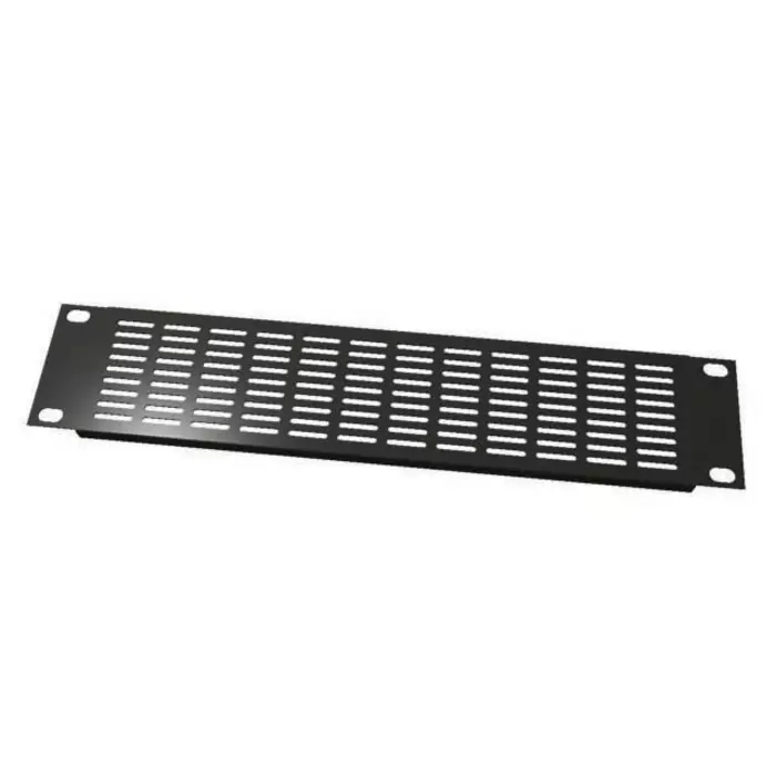 S2Ceb-Groupe Cae Black Steel Rack Panel 4U Ventilated 483 x 176mm, PAN4194V