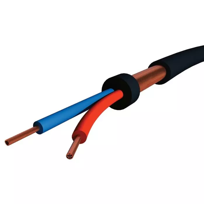 S2Ceb-Groupe Cae MICRO Series 2 Core Microphone Cable 0.22 mm² CSA Screened 6.35mm O.D 100m Black, VIPER
