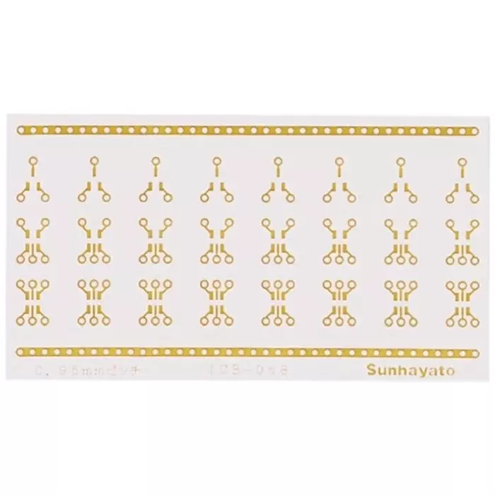 Sunhayato Single Sided Extender Board Seal Substrate FR4 100 x 55 x 0.1mm, ICB-058