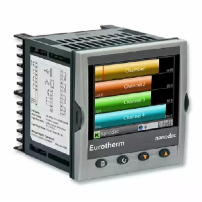 Eurotherm 4 Input Channels 3 Output Channels Graphical Graphic Recorder, NANODAC/VH/X/X/LRD