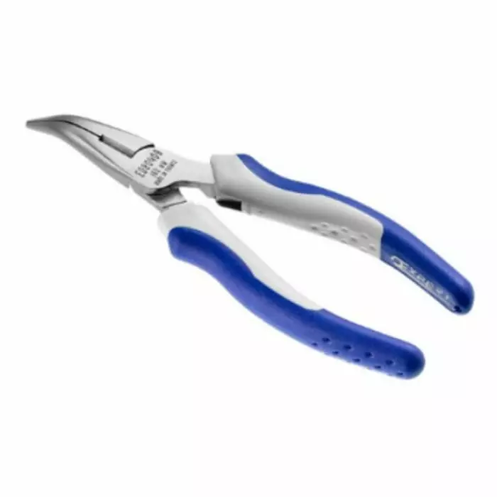 Expert by Facom Long Nose Pliers 160 mm Overall Bent Tip 40mm Jaw, E080409