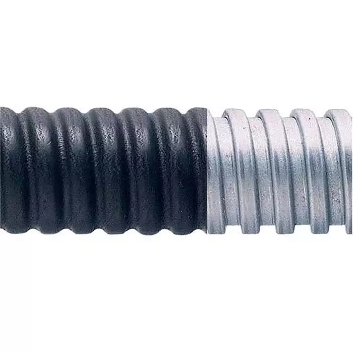Adaptaflex Flexible Conduit 20mm Nominal Diameter Galvanised Steel Black, 7TCA296020R0138SP20/BL/25M