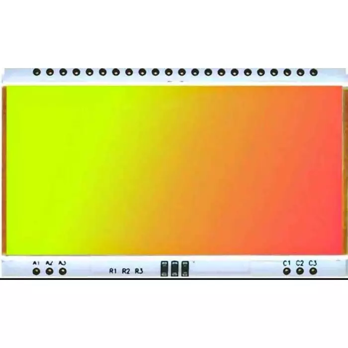 Display Visions Yellow-Green Red Display Backlight LED 66x40 mm, EA LED66x40-GR (Pack of 11 Pcs)