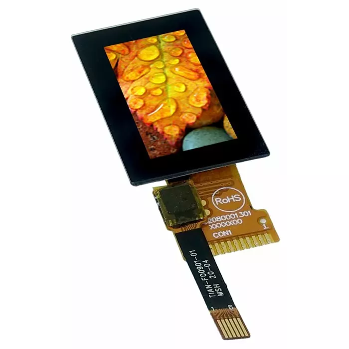 Display Visions TFT LCD Display Touchscreen 0.96 inch 16x80 Pixels, EA TFT009-81AITC