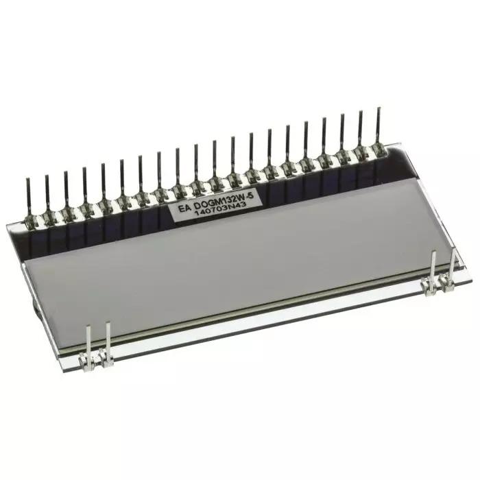 Display Visions Graphic LCD Display White on Black Transflective, EA DOGM132W-5 (Pack of 36 Pcs)