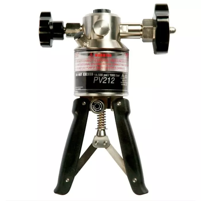 Druck Hand Hydraulic Pressure Pump Stainless Steel 700 Bar, PV212-HP-700