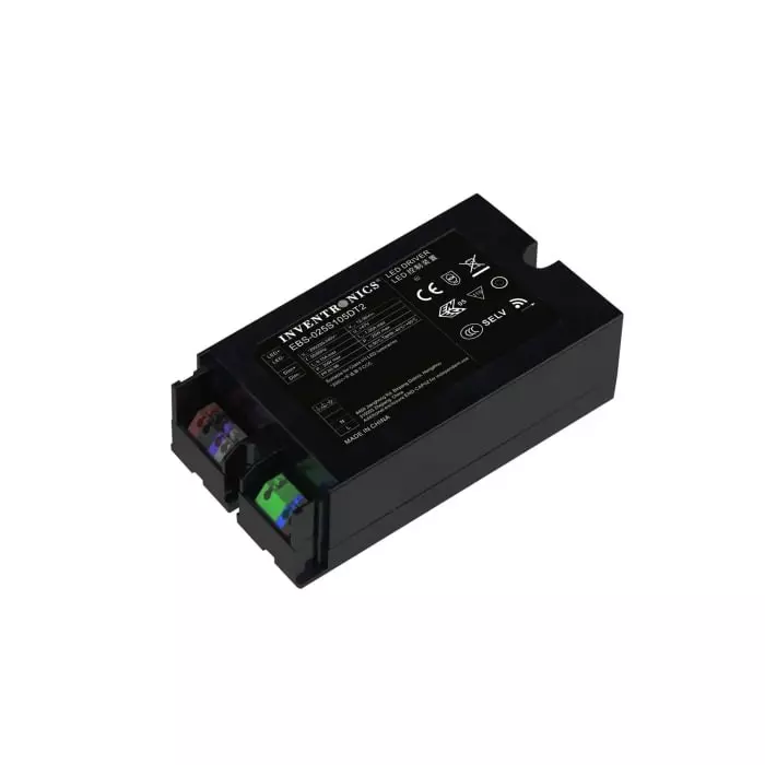 Inventronics LED Driver 36V Output 25W Output 1.05A Output Constant Current Dimmable, EBS-025S105DT2