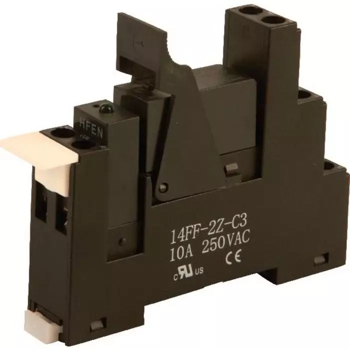 Hongfa Europe GMBH 1RM Series Interface Relay DIN Rail Mount 24V dc Coil SPDT 1-Pole 12A Load, 1RM-24-16A-3